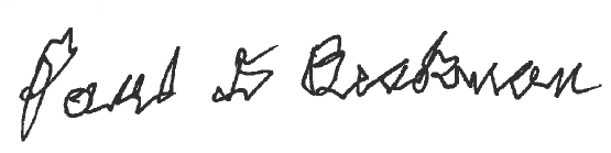 Paul Beakman signature